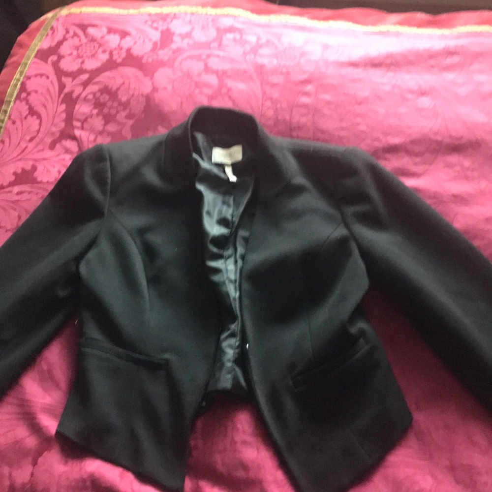 Short black blazer